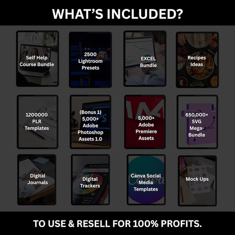 10M+ PLR & MRR Bundle | Passive Income Digital Products with Master Resell Rights.